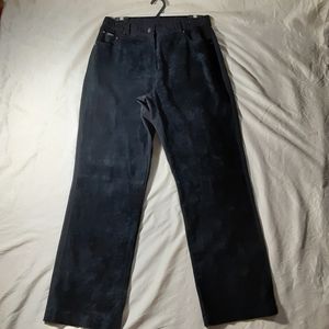 Genuine Suede leather front pants size XL